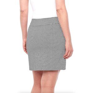 SC & CO Golf Skort Women’s Size 6 Black White Tummy Control Stretch Skirt Shorts